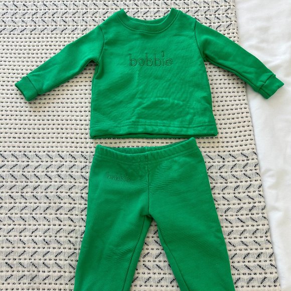 Bobbie Green baby Sweatsuit - Picture 1 of 3